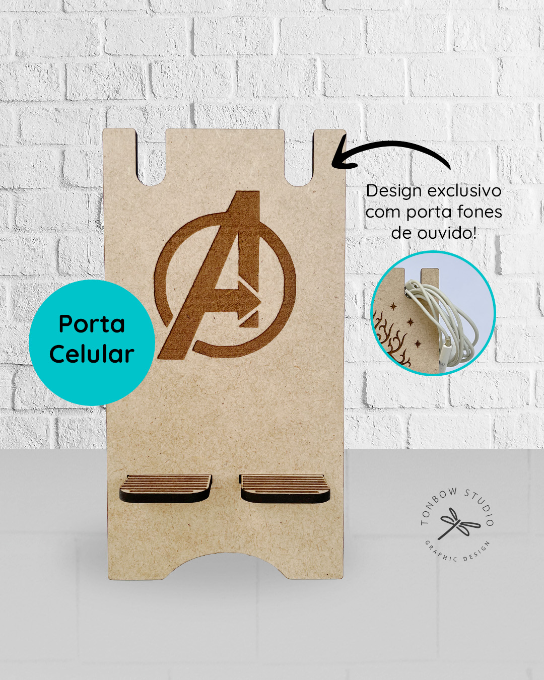 porta celular modelo J