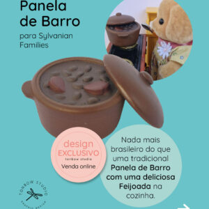 Panela de Barro com Feijoada